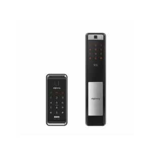HDB/BTO Door Lock Bundle - Zigbang SHP-DP609 Wooden Door Smart Lock (Silver) + SHP-A21 Metal Gate Lock