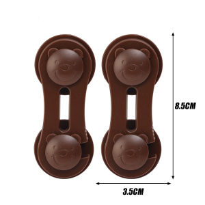 10Pcs Baby Proof Cabinet Locks Drawer Latches Child Anti-opening Refrigerator Lock Home Baby Safety Anti-pinch Protection Buckle