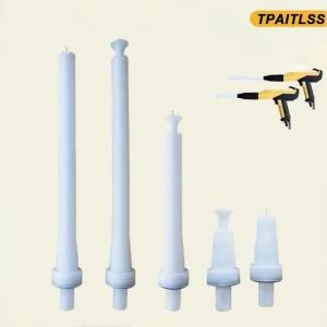 ปืนพ่นผงไฟฟ้า Tpaitlss 2 ชิ้น หัวฉีดแบนแบบเข็มไฟฟ้า สำหรับ G M03