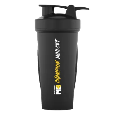 MuscleBlaze Champion Mindset Gym Shaker (Black 650ml)