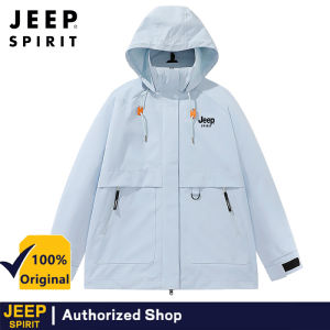 Jeep Spirit autumn and winter comfortable loose casual jacket windproof and waterproof hooded outdoor mountaineering jacket