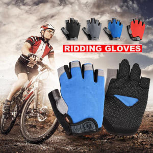 Half Finger Motorcycle Gloves Motor Non-Slip Riding Glove Breathable Sarung Tangan Motor Sun Protection Cycling Glove