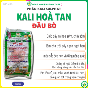 [COMBO 2 GÓI] Phân KALI HÒA TAN ĐẦU BÒ (Gói 1kg)