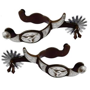 Metal Horse Spur Western Cowboy Horse Spur Horse Boot Spur Decoration for Equestrians Competition Entertainment