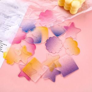 LGJGHJG 10pcs Ins Trong suốt Sinh viên Guka Acrylic Hiển Thị hình ảnh Thẻ Văn phòng phẩm TỰ LÀM  Dây Chuyền Photocard Keychain