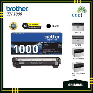 Genuine Brother TN-1000 Toner- HL-1110/HL-1210W/DCP-1510/DCP-1610W/MFC-1810