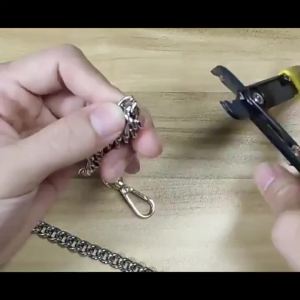 Heavy-Duty Jewelry Making Pliers - Chain Clamp with Open/Close Function Non-Slip Grip - Professional & Beginner-Friendly Chain Opening Cutting Wire Stripping Tool - Durable Iron Alloy Construction for Necklace Bracelet Bag Charm DIY Crafting