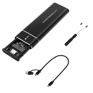 Kebidumei M.2 Nvme SSD Bộ chuyển đổi có vỏ bao 10Gbps USB C 3.1 Gen2 Nvme Trường Hợp vỏ bên ngoài Nvme Đầu Đọc