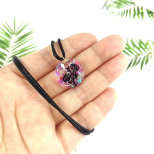 Shiny Glossy Silicone Resin Molds Flower Ornament Mold DIY Keychain Pendant Epoxy Resin Crafting Molds