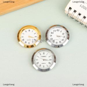 [COD] Laogeliang นาฬิกากระจกควอตซ์นาฬิกาทรงกลมหัวกลมโมเสคตัวเลขโรมันนาฬิกาเล็กๆแบบ DIY ขนาด35มม. 24มม.