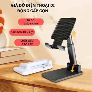 Giá đỡ điện thoại Máy tính bảng để bàn hỗ trợ tăng giảm chiều cao góc xem học tập xem phim livetream Phukienprocare