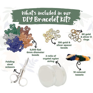 5333pcs DIY Kids Bracelet Kit 24 Colors Polymer Clay Jewelry Material Box Set For Bracelet Jewelry