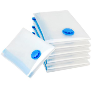 [12 CÁi Túi/Gói] Bơm Tay Miễn Phí 60*40CM Lưu Trữ Gia Đình Organizer Túi Nén Nhỏ Túi Chân Không Giày Tổ Chức