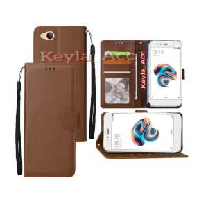 CASE DOMPET FOR XIAOMI REDMI 5A  FLIP COVER LEATHER PREMIUM CASING SARUNG BUKU HP