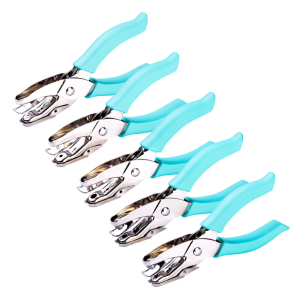 เครื่องเจาะรูโลหะที่เจาะโลหะแม่นยำสูงพร้อมห้องเก็บขยะมือจับ Comfort สำหรับโรงเรียนสำนักงาน