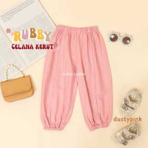 CELANA ANAK RUBBY CELANA LINEN CELANA PANJANG ANAK PEREMPUAN