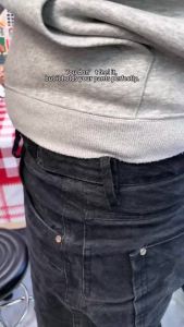 HOTVelcro Unilateral Buckle-Free Nylon Belt/Multi-functional Invisible Waist Belt Adjustable Buckle for Men and Women男士尼龙腰带