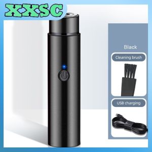 XXSC Portable Electric Shaver For Men Rechargeable Trimmer Travel Mini Razor Beard Knife