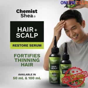 CHEMIST SHEA Hair & Scalp Restore Serum (50ml) by Mixtrue Beauty Anti Hair Fall Thinning Hair Treatment