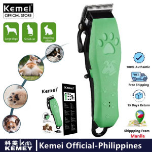 Kemei KM-1991&CW10 Cat Dog Hair Clipper Grooming Kit Pet Hair Trimmer Shaver Set Hair Removal Set