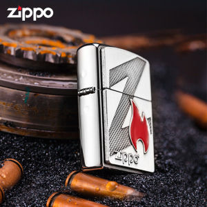 Fulfilled By Lazada: Zippo Z Flame Emblem Design Chrome Pocket Lighter (Zippo 29104)