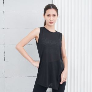 PENNY | Coco Tank เสื้อกล้ามออกกำลังกาย  ใส่ได้2แบบ ปล่อยยาวปิดสะโพกชายเฉียงหรือผูกเอวด้านข้าง แขนกุดไม่เว้าลึก *พร้อมส่งจากไทย