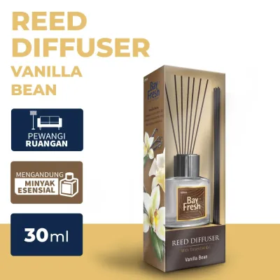Bayfresh Reed Diffuser Vanilla Bean Regular 30ml