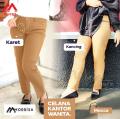 CELANA FORMAL / CASUAL WANITA MODEL KANCING DAN KARET UKURAN S - 2L BISA COD. 