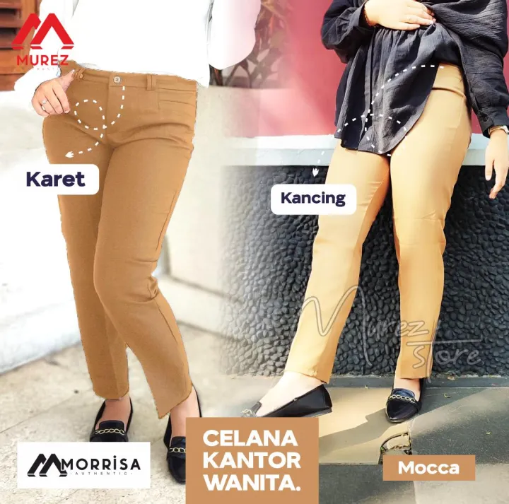 CELANA%20FORMAL%20/%20CASUAL%20WANITA%20MODEL%20KANCING%20DAN%20KARET%20UKURAN%20S%20-%202L%20BISA%20COD%20-%20Image%205