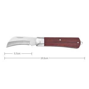 Foldable Grafting Pruning Knife Garden Grafting Cutter Stainless Steel For Plant Grafting