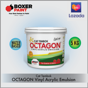 Cat Tembok OCTAGON Modified Acrylic Emulsion (5 kg)