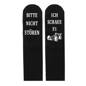 Novelty Rubber Letter Funny Sayings Race Socks with Grip Novelty German Letter Print Indoor Floor Socks Race Party Gift