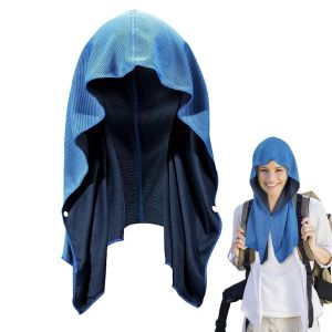 COOLSOOL U-shaped Hoodie Cooling Towel Fast Drying Super Absorbent Quick Drying Towel Ultra Soft 6530cm Sports Towel Gym Travel Camping Swimming Yoga Sports