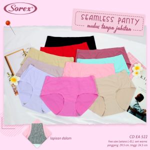 Celana Dalam Wanita sorex seamless panty EA522 Sorex anti nyeplak