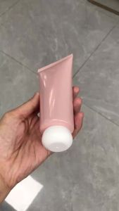 10/30/50pcs Empty 100ml Squeeze Tube Pearl Pink Soft Tube Cleanser/ Lotion / Cream Cosmetic Container With Screw Cap