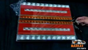 Lampu LED Stop Lamp Truck Kotak 24volt 41cm 33cm Model 875 Lampu Rem Belakang Truk Canter Fuso Hino Lohan Giga Quester dll Universal 1set 2pcs