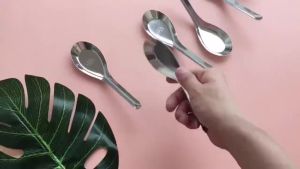 Set 5 Thìa Ăn Phở Súp- Thìa Ăn Cơm Bằng Inox Tiện Dụng