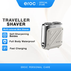 EROC Traveller Shaver Portable Mini Trendy Shaver White Color Fast Charging Waterproof