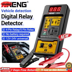 [Vodool Flagship Store]ANENG RT01 รีเลย์เครื่องทดสอบ Aermotor 11-25V รถแบตเตอรี่เครื่องตรวจจับแรงดันไฟฟ้าไฟแสดงสถานะ LED เครื่องกําเนิดไฟฟ้ากระแสสลับเครื่องวิเคราะห์เครื่องมือวินิจฉัย