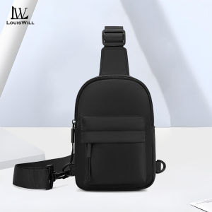 LouisWill Fashion Mens Chest Bag Phone Bag Mini Cross-Body Bag Oxford Cloth Waterproof Shoulder Bag Sports Bag Large Capacity Casual Bag Messenger Bag Travel Bag Business Bag For Men Women
