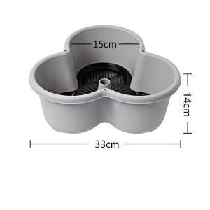 LEI Vertical Garden Planter Stackable Tower Flower Pot Modular Multi Layer Design for Home Office Balcony Decoration