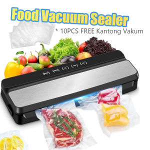 E-HOME 4 in 1 Food Vacuum Sealer Otomatis Basah dan Kering preservation sealing machine - Free 10PCS Vacuum bags