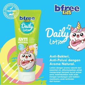 Diaracosmetics - BFree Kids Lotion 100ml Krim Pelembab Perawatan Aman Untuk Anak