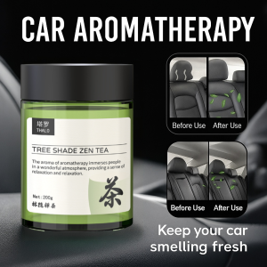 Car Aromatherapy Diffuser Relaxation Tea Scent Car Balm Tea Storage Fragrance Expansion