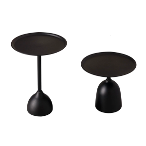 Miniature Iron Coffee Table Modern Design End Table 1/12 Scale Model Furniture Realistic Dollhouses Living Room Setting