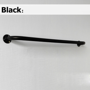 ราวแขวนเสื้อผ้าติดผนังโลหะ โครงสร้างแข็งแรงทนทาน ถอดออกได้ ประหยัดพื้นที่ ติดตั้งง่าย เหมาะสำหรับห้องนอน ห้องซักรีด