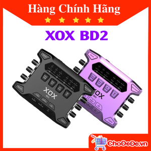 [Xả Kho] Sound card XOX BD2 - Tích hợp Nguồn 48V - Đỉnh Cao Thu Âm Livestream Cực Hay
