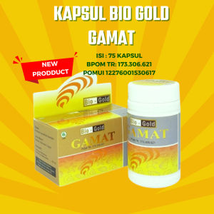 Kapsul Ekstrak Gamat Emas Bio Gold 100% Original Halal BPOM