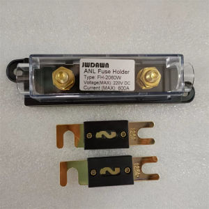 1Pc ANL Fuse Holder +2Pcs Compatible with SIBA ANL Fuse 30A 50A 60A 80A 100A 125A 150A 200A 225A 250A 300A 350A 400A Fusibles Battery Charger Stud Bolt on Fuse 30 50 60 80 100 125 150 200 225 250 300 350 400 Amp Golf Cart Eelctric Forkift Pallet Truck