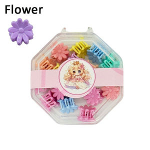 Mini Hair Clip Gift Hair Claw Clip Baby Bangs Clip Hair Childrens Colorful Hair Clip Girl Flower Mini Clip